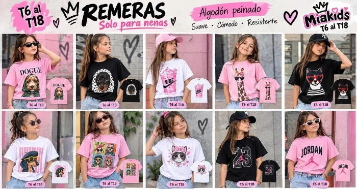 Remeras Modelo Over de Algodón Peinado