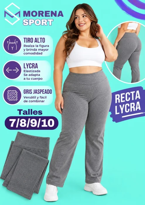 Recta Lycra Talles Especiales