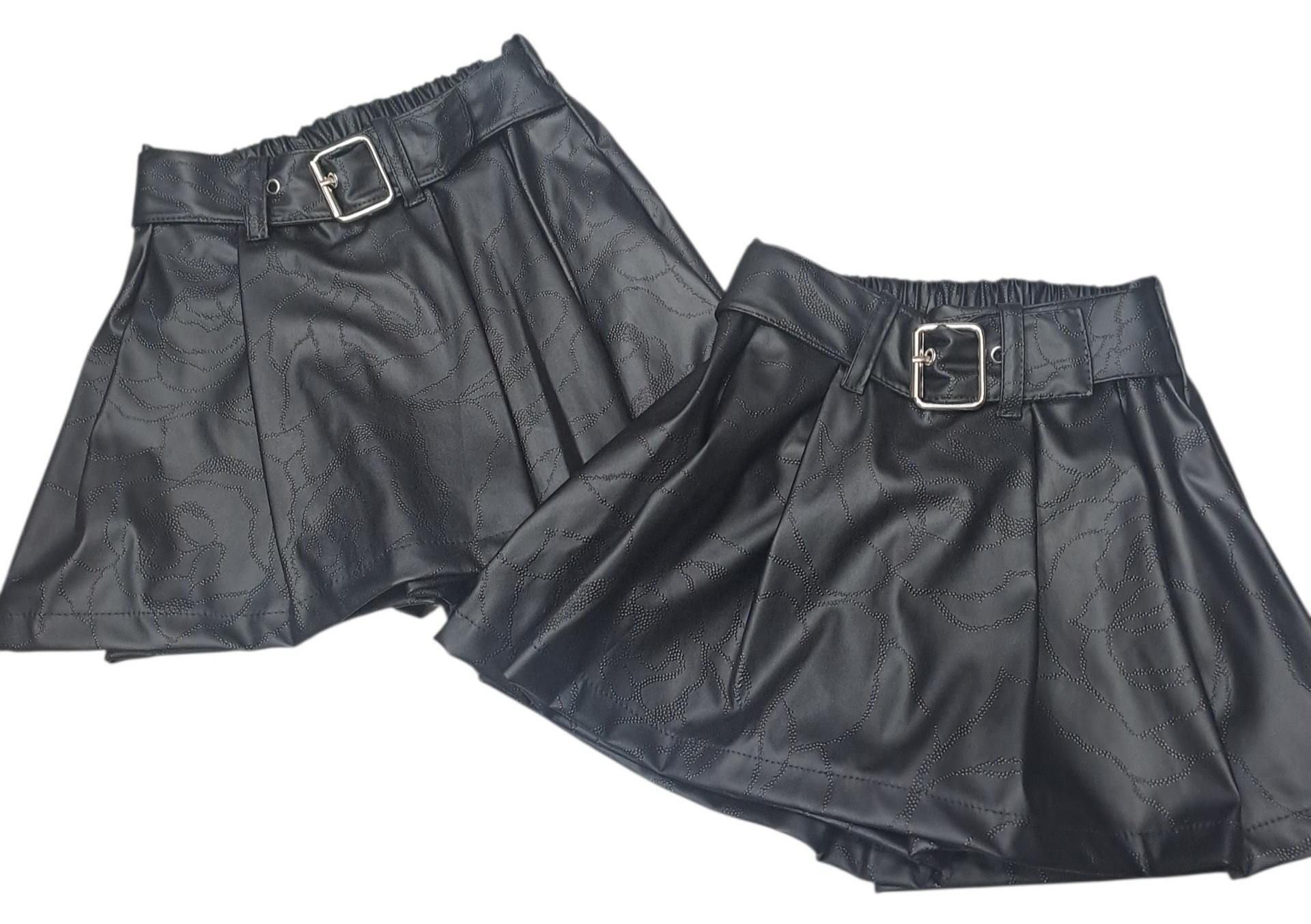 Short Pollera Engomado con Cintura Reguladora - Imagen 2