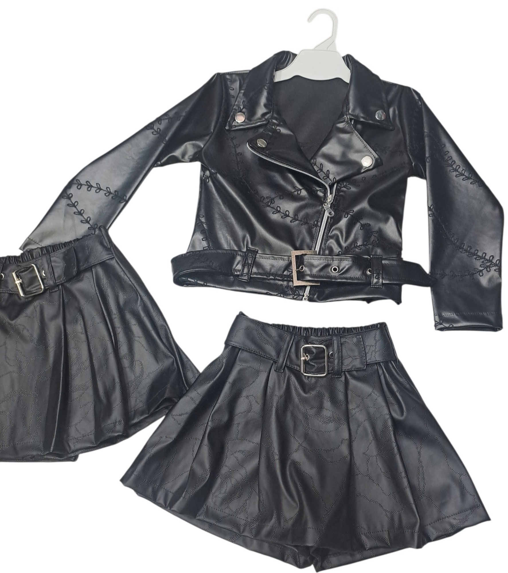 Short Pollera Engomado con Cintura Reguladora - Imagen 3