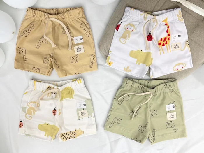 Short Algodon Estampado Nene Big Bay T.(2 al 6)(hasta 3 Años) Art.679