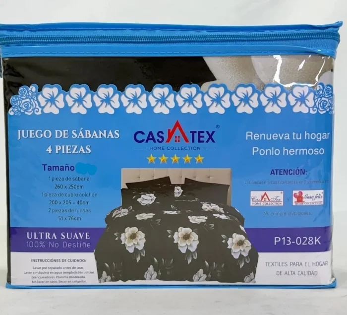 Sabanas Queen Casatex Cotton 4800 Hilos