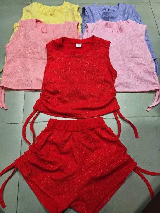 Conjunto Niña Blusela Hawai