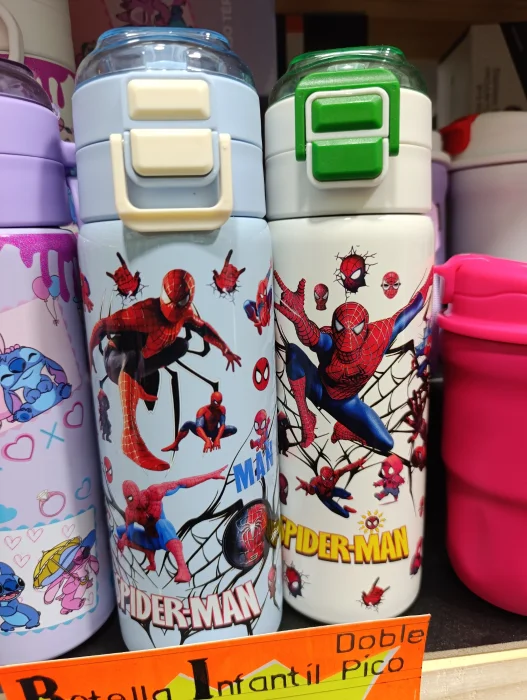 Vaso y Botella Térmica Hombre Araña