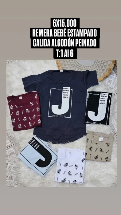 Remera Estampado Bebé