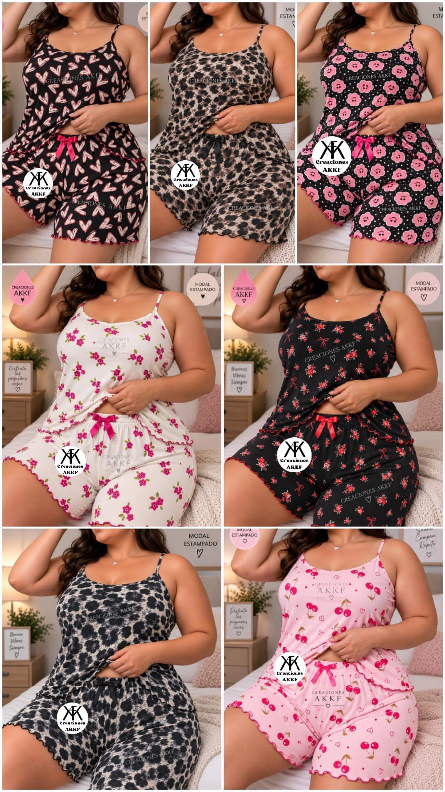 Pijama Especial Modal Estampado - Imagen 2