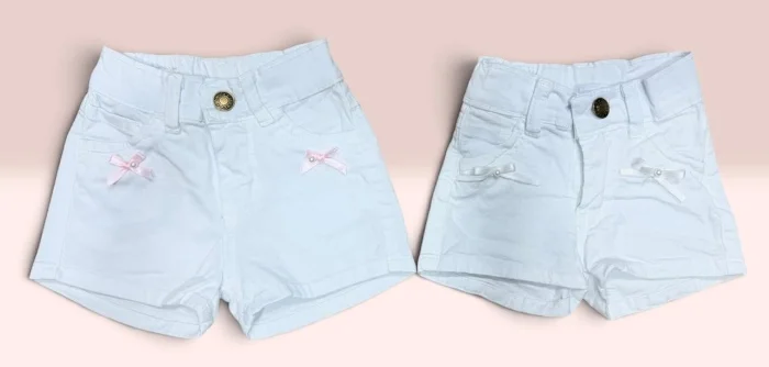 Short Beba Gabardina Elastizado