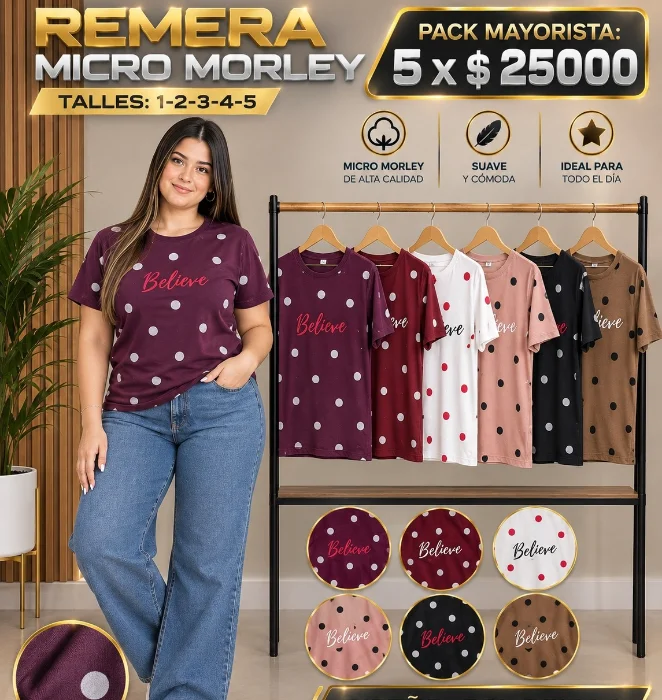 Remera Dama Micro Morley