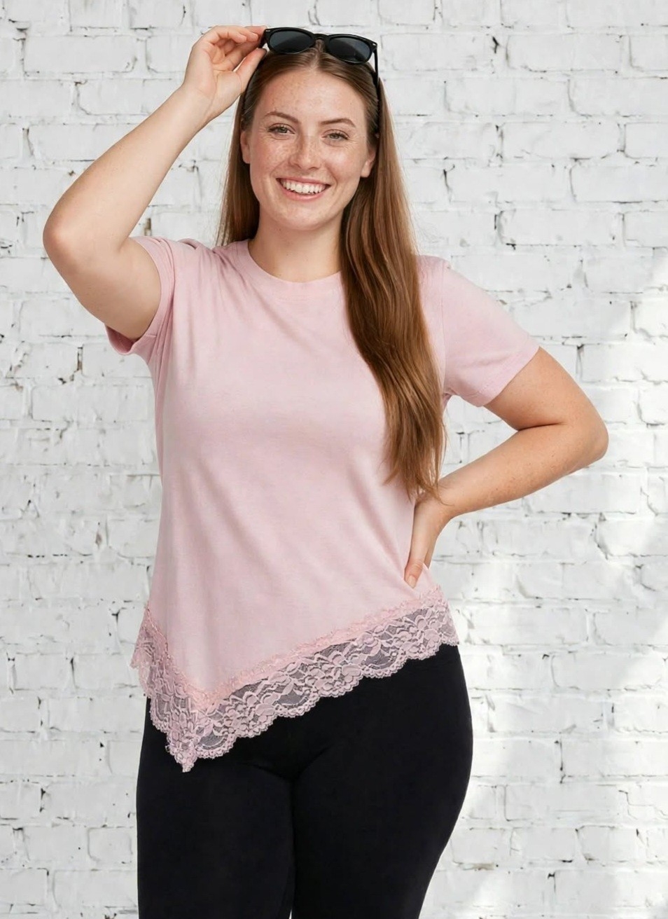 Remera Cotton C/encaje - Imagen 2