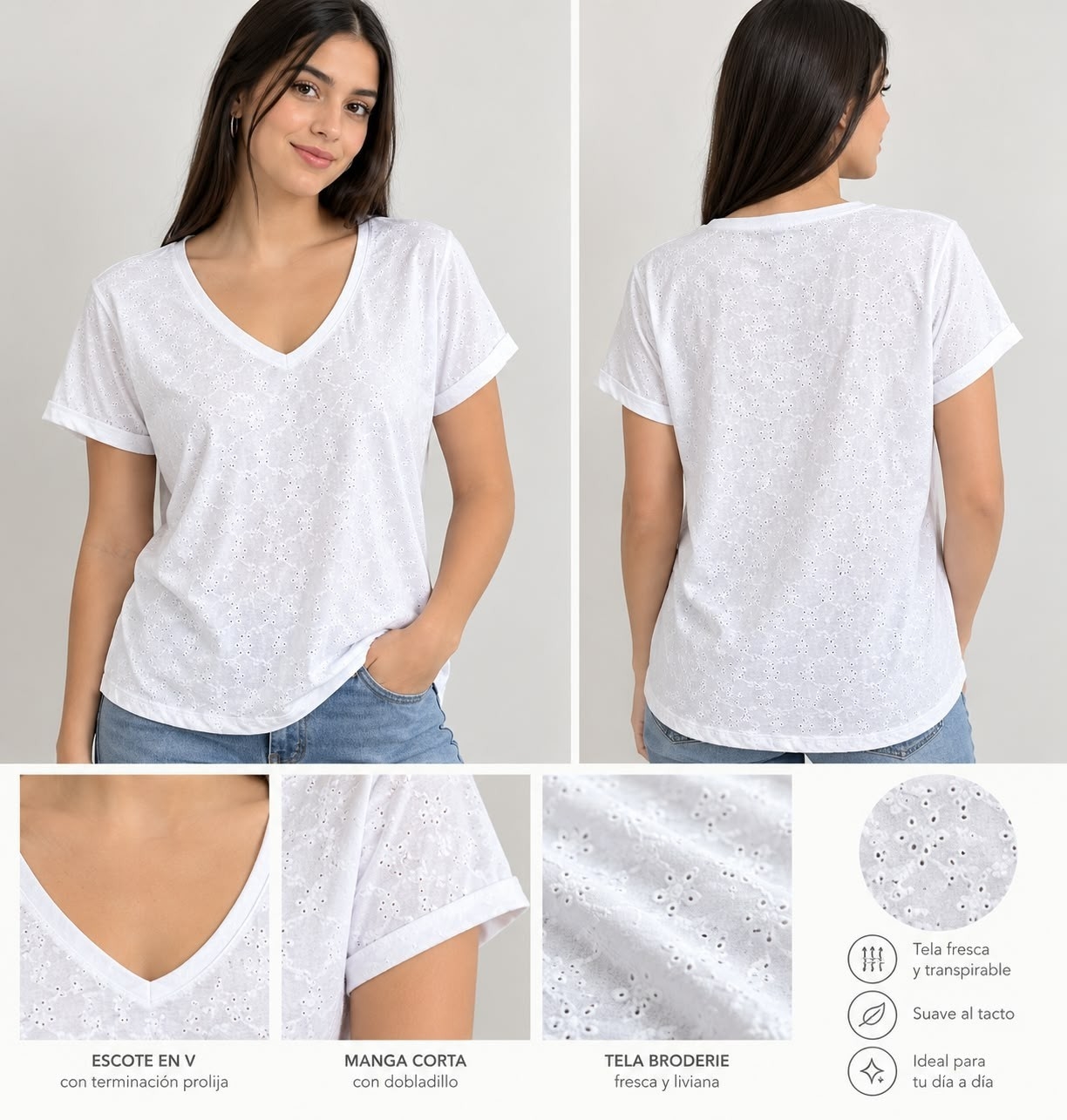 Remera Broderie - Imagen 2