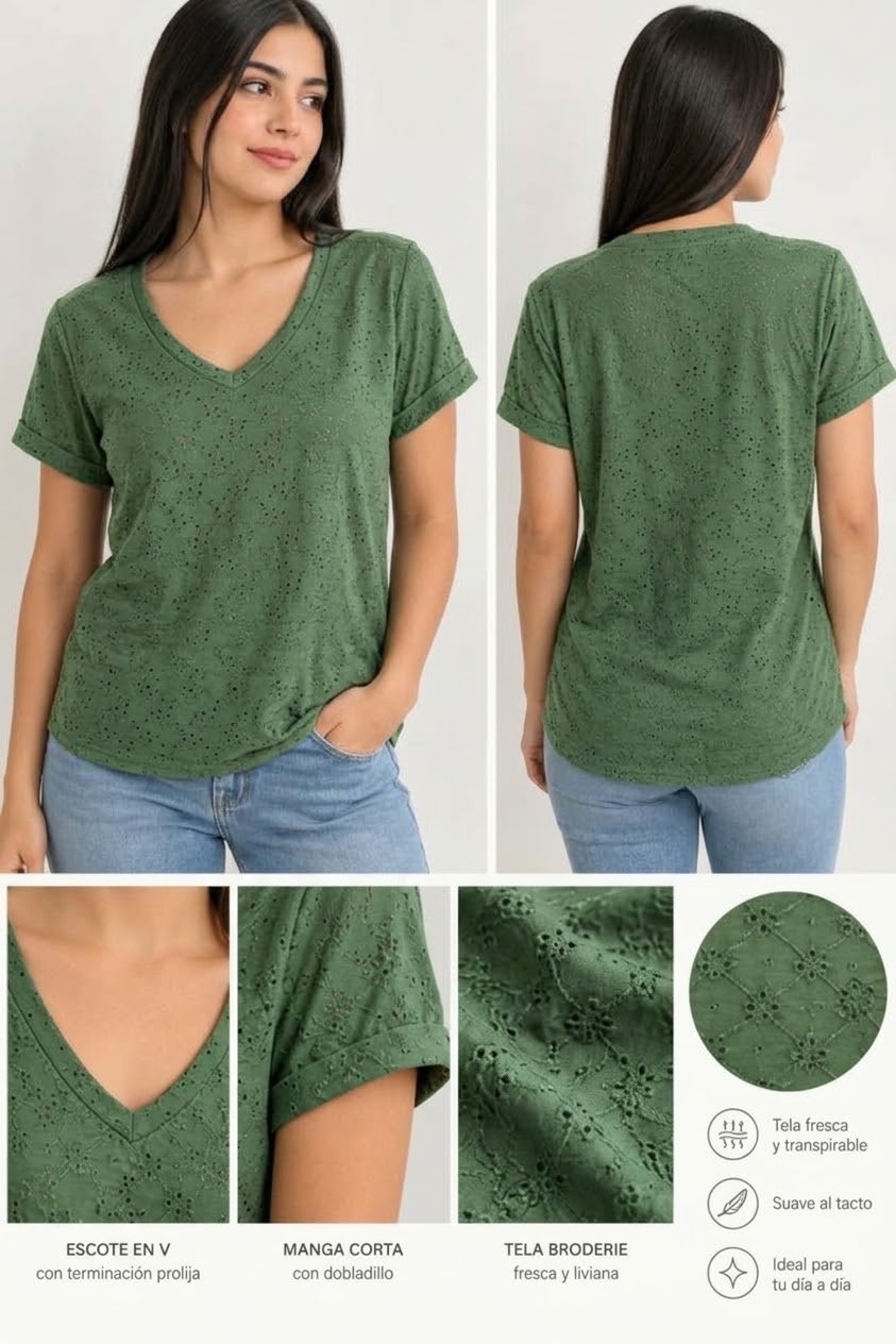 Remera Broderie - Imagen 3