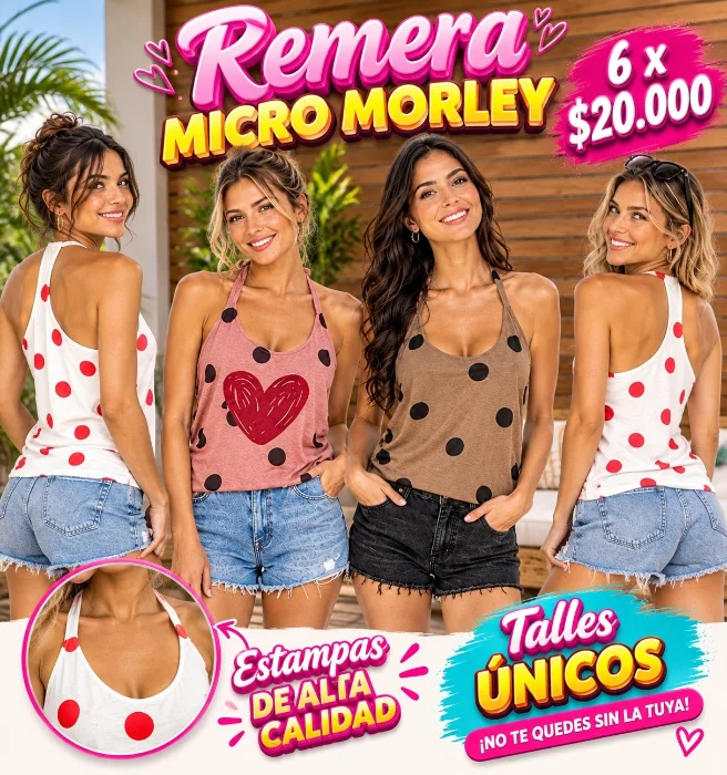 Top Micro Morley Cuello Halter