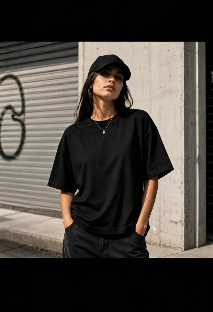 Remera Boxy Fit Oversize Unisex Boxy 24.1 Peinado - Imagen 2