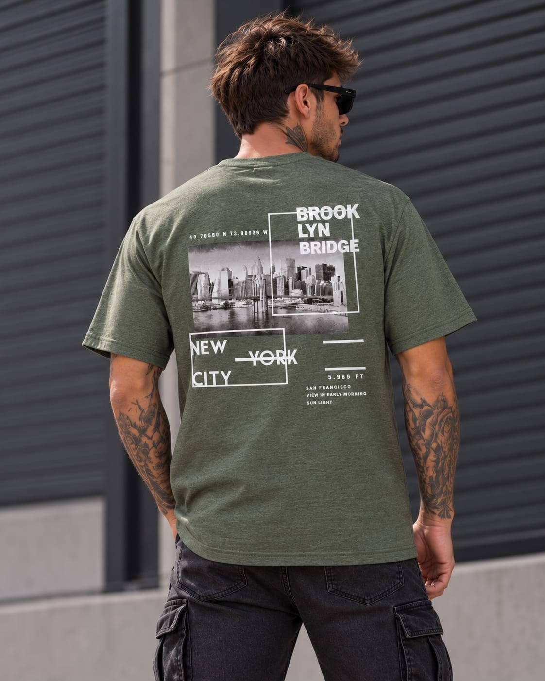 Remera A20 Brooklyn Bridge - Imagen 2