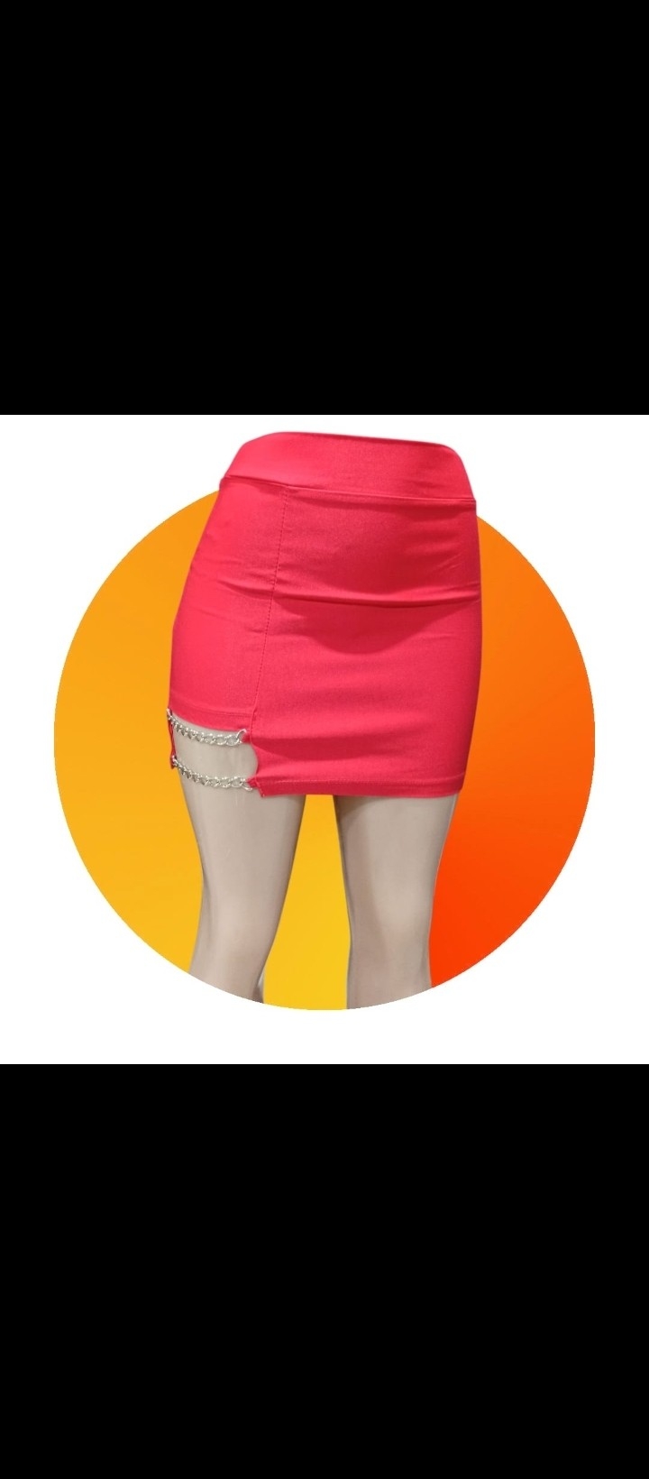 Pollera Corta de Bengalina - Imagen 2