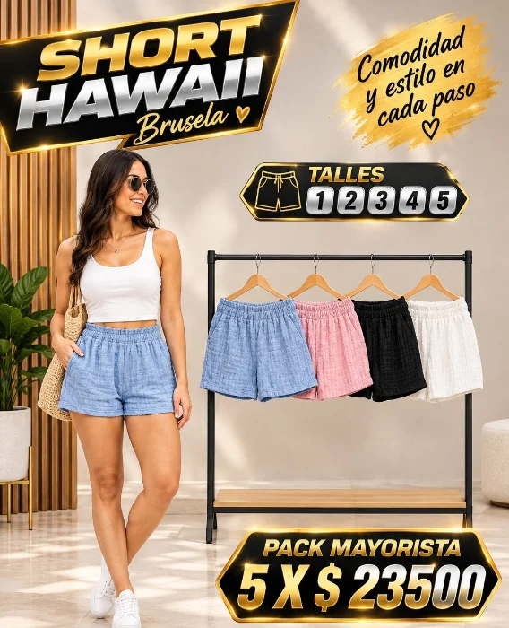 Shorts Hawaii Bruselas