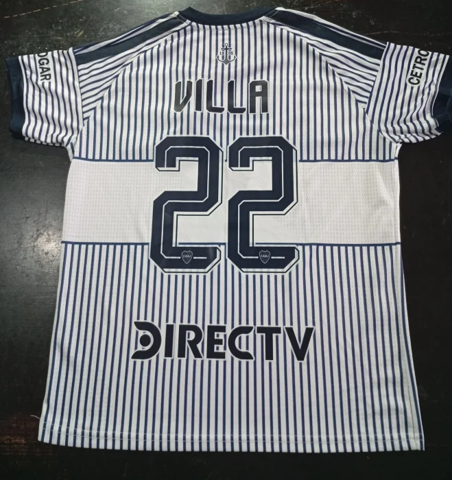 Camiseta Suplente de Boca Dorsal de Villa