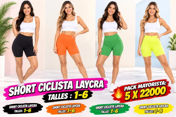 Shorts Ciclismo Laycra