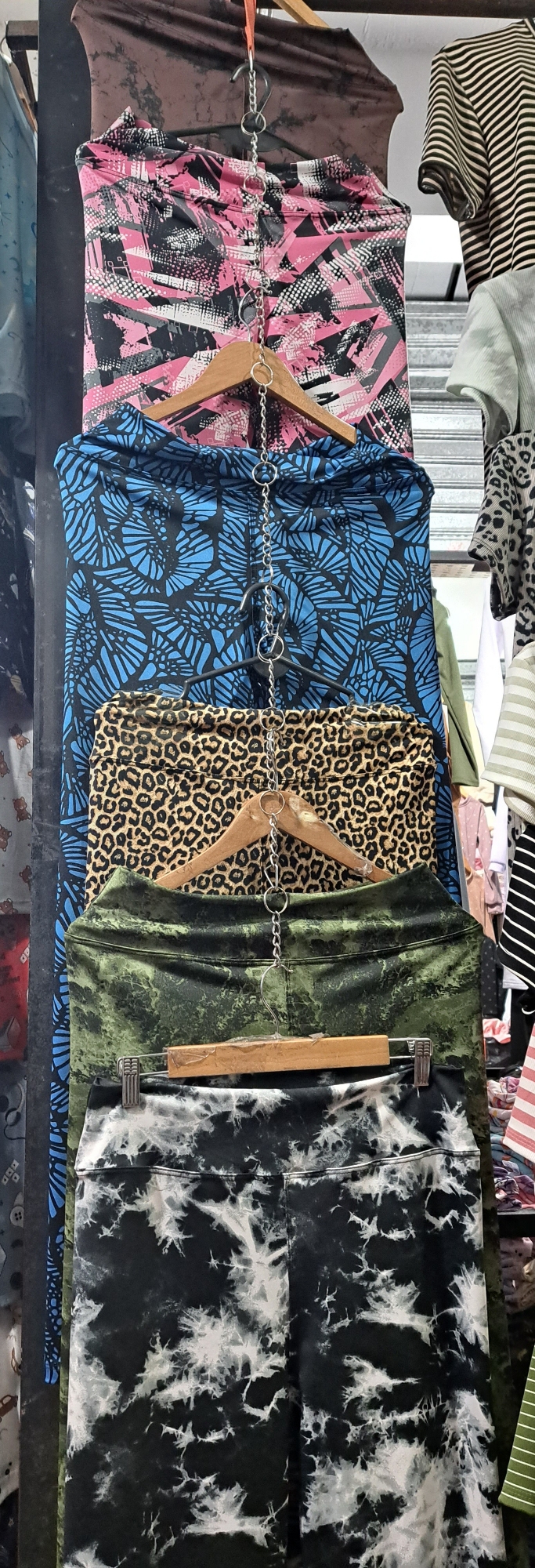 Calzas para Damas de Lycra Retro Estampado - Imagen 3