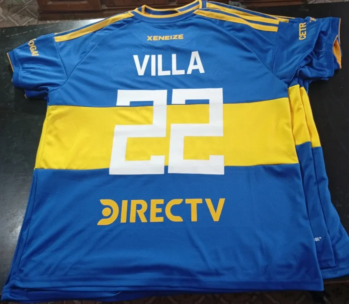 Camiseta de Boca Talle Especial Dorsal de Villa
