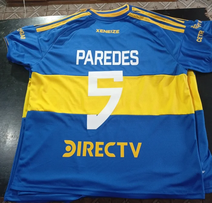 Camiseta de Boca Talle Especial Dorsal Paredes