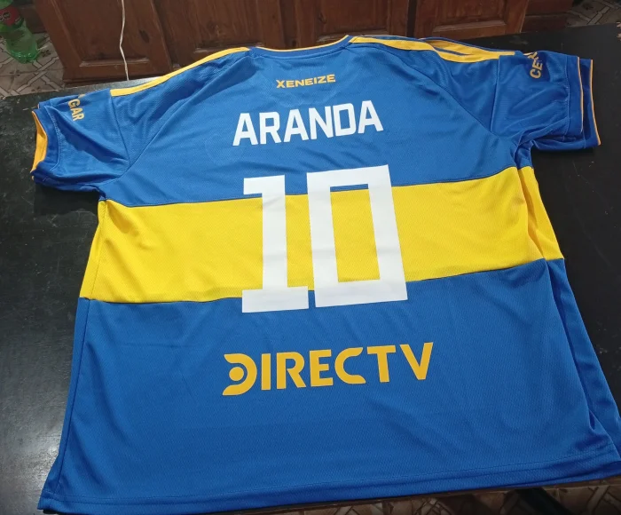 Camiseta de Boca Talle Especial Dorsal Aranda