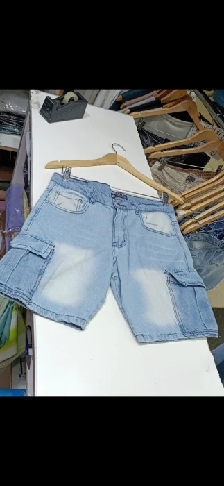 Bermudas Cargo Liso