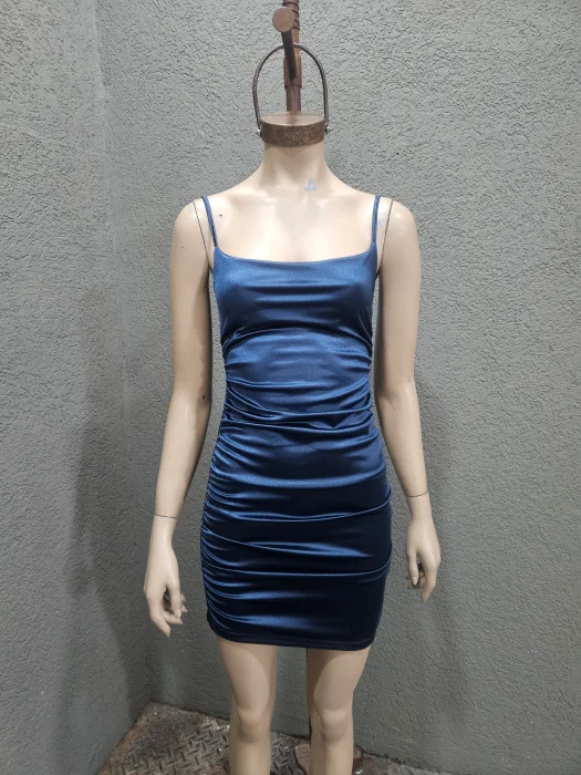 Vestido Saten Clasico
