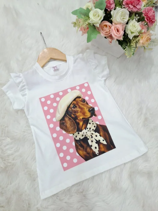 Remera de Algodón 24/1 con Bolados