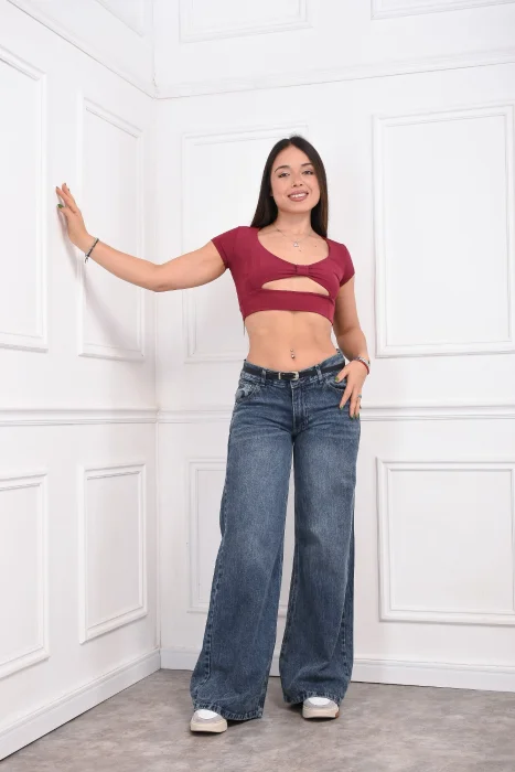 Wide Leg Tiro bajo