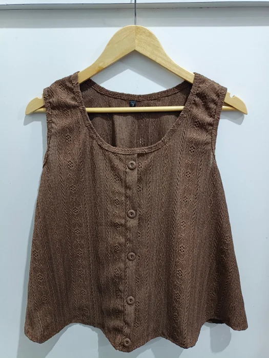 Musculosa de Broderie