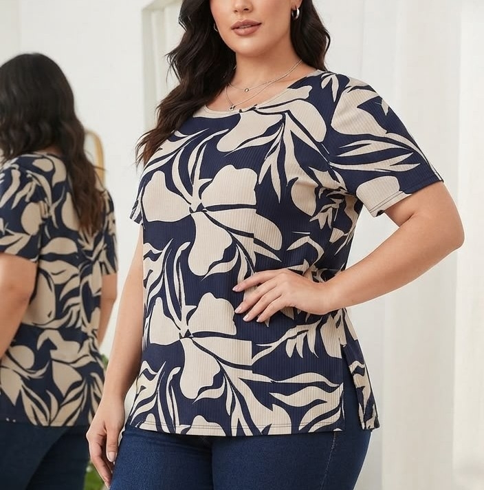Remeras ,blusa de Seda Slinky Elastizadas 7 al 10 - Imagen 4