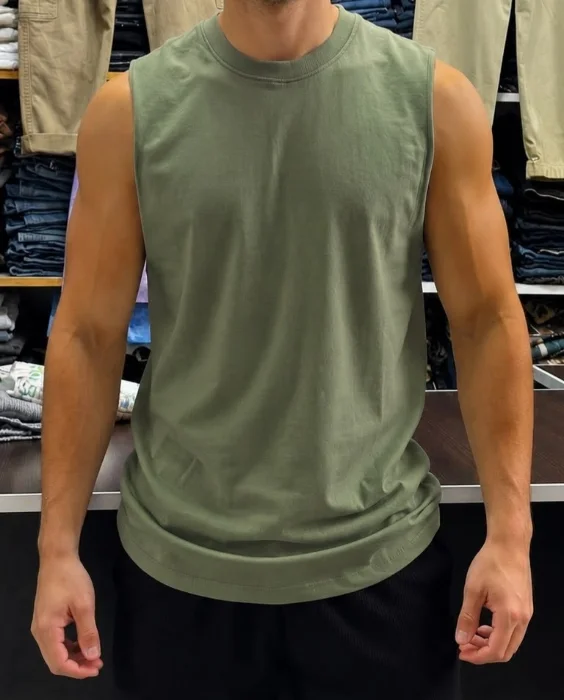 Musculosa de Algodón Peinado