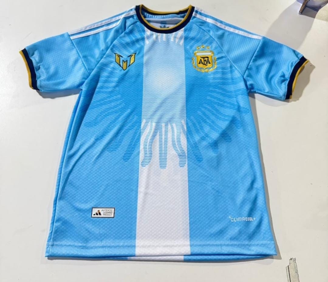 Camiseta Messi Ultimo Logos Bordados - Imagen 3