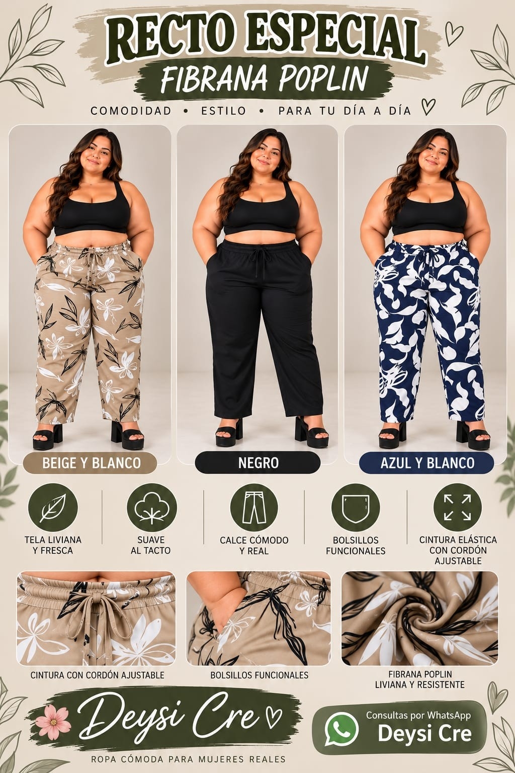 Especiales  Bahianos Fibrana Poplin - Imagen 3