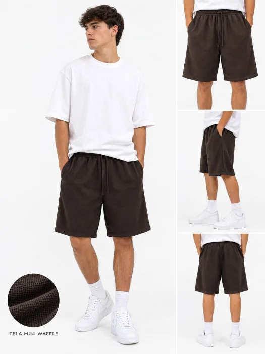 Shorts de Mini Wafle