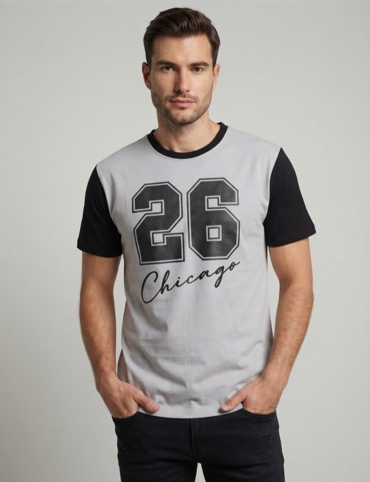 Remeras Combinadas de Algodón 24.1 - Imagen 5