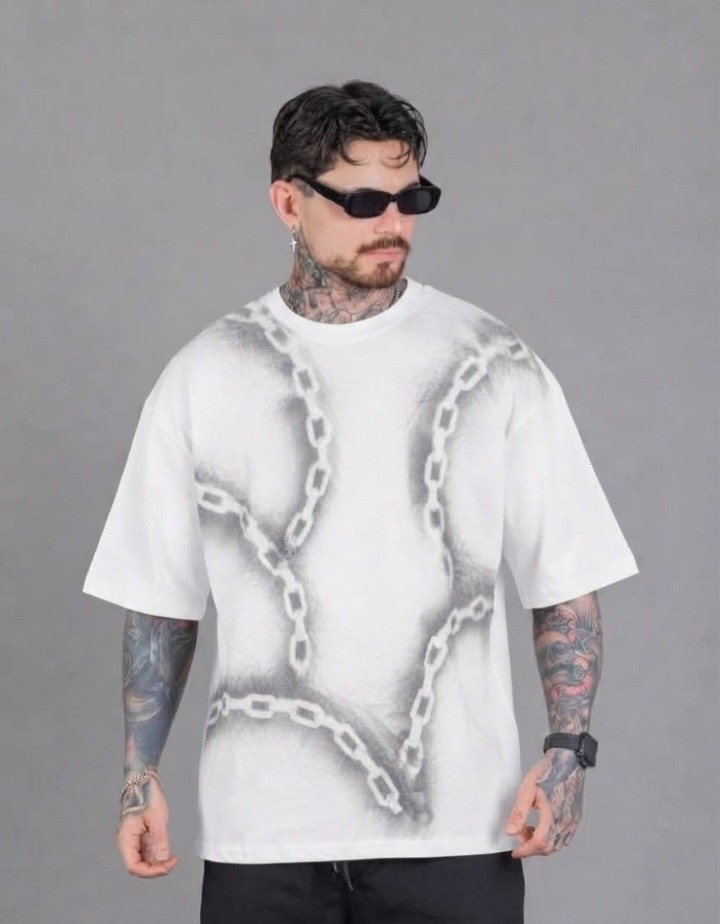 Remeras Oversize de Algodón Estampadas - Imagen 3
