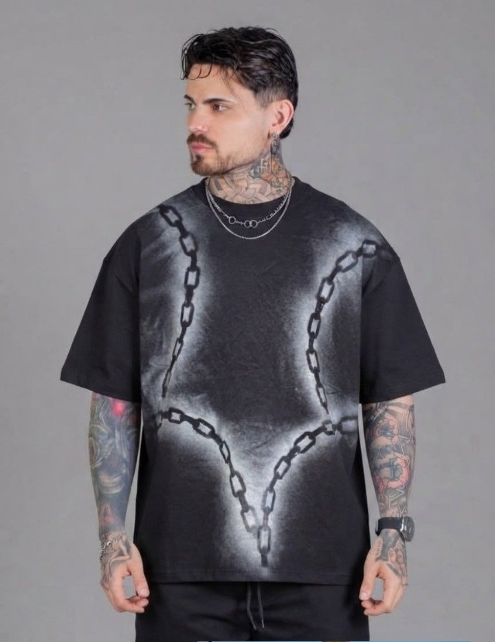 Remeras Oversize de Algodón Estampadas - Imagen 4
