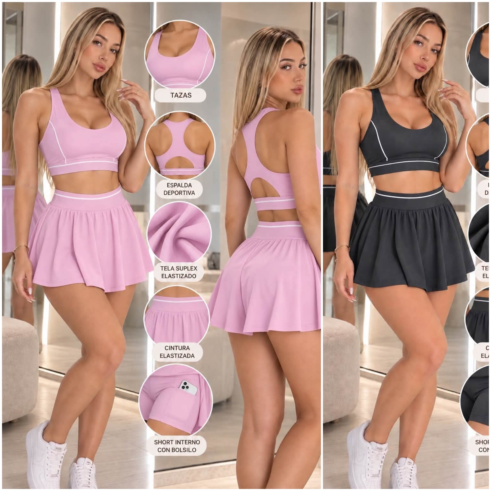Conjunto Deportivo Femenino Importado ( 2 Piezas) - Imagen 3
