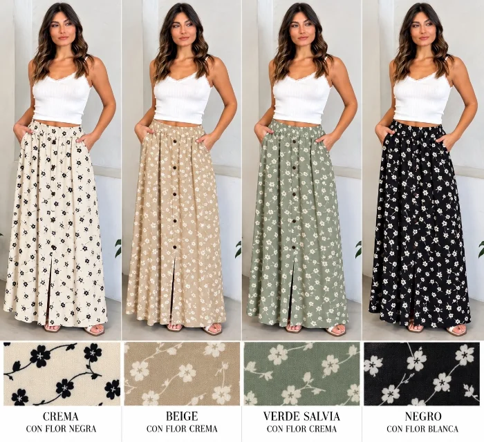 Pollera  Boton