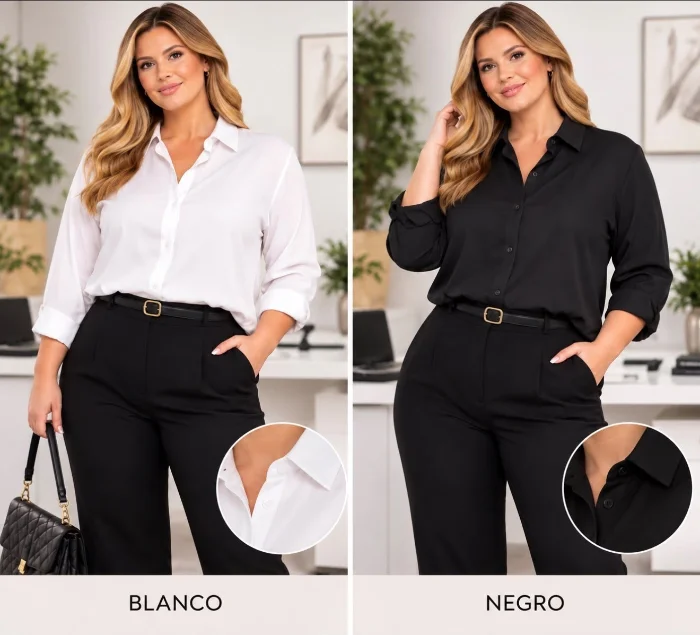 Camisa Poplin Talles Especiales