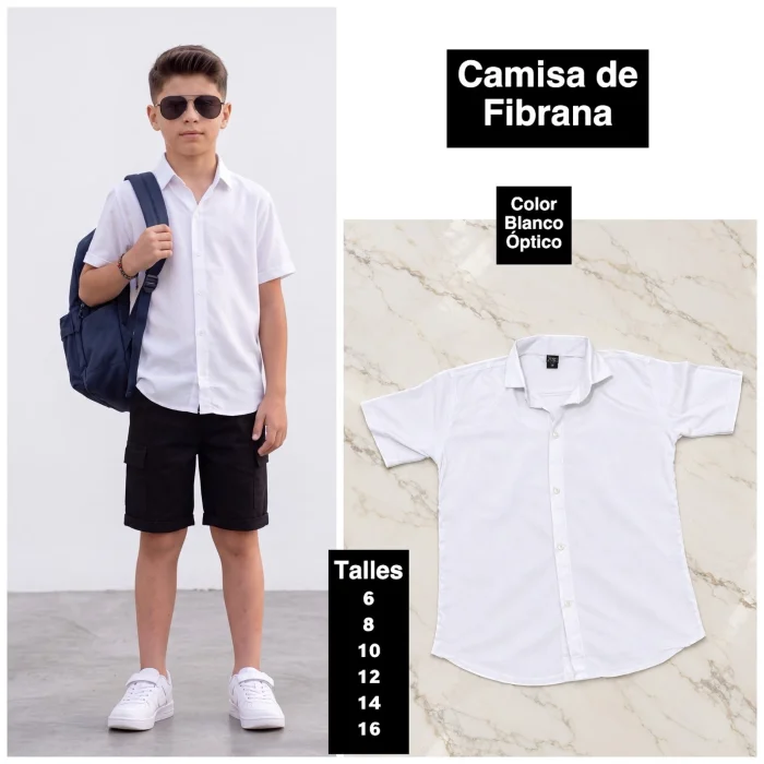 Camisa de Niño de Tela Fibrana Premium