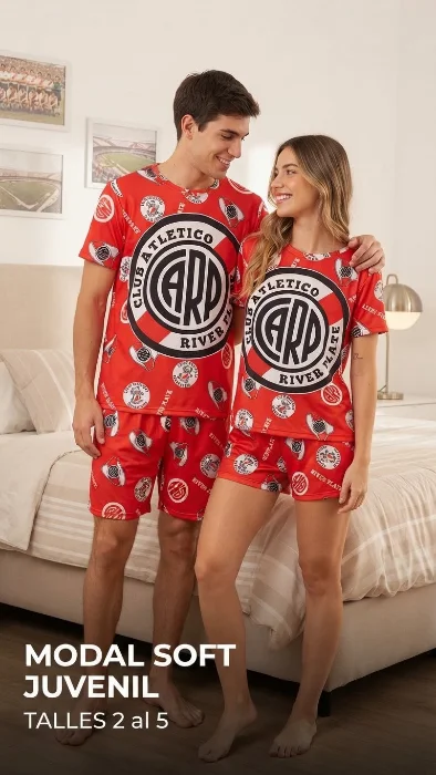 Pijama.modal Soft Juvenil River Plate