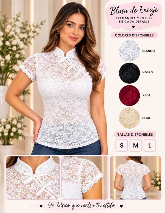 Blusa con Encaje