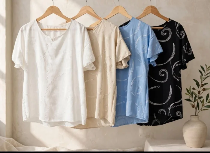 Blusa de Lino Bordados