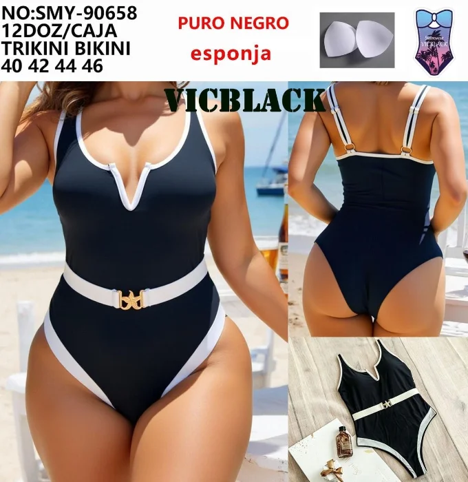 Mala Enteriza Dama Negro