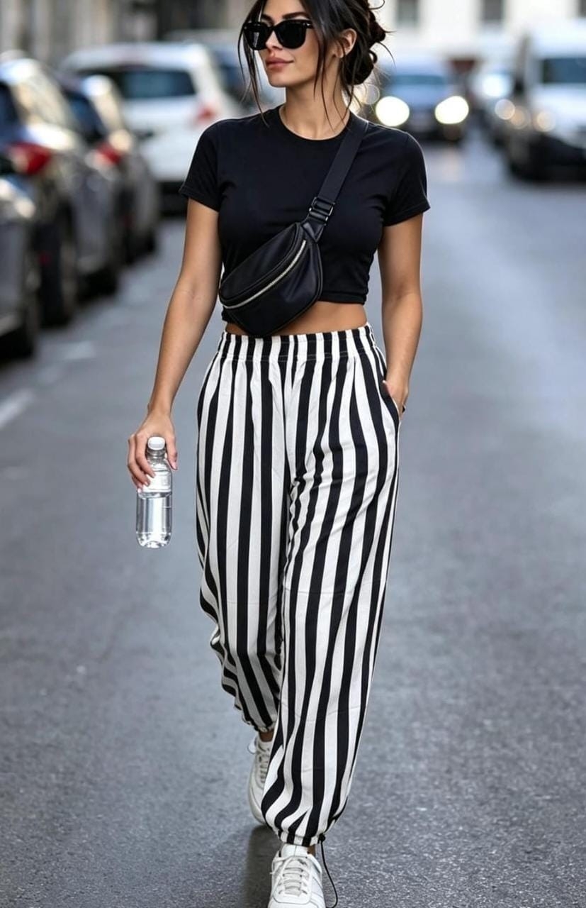Pantalón Babuchas Rayados - Imagen 4