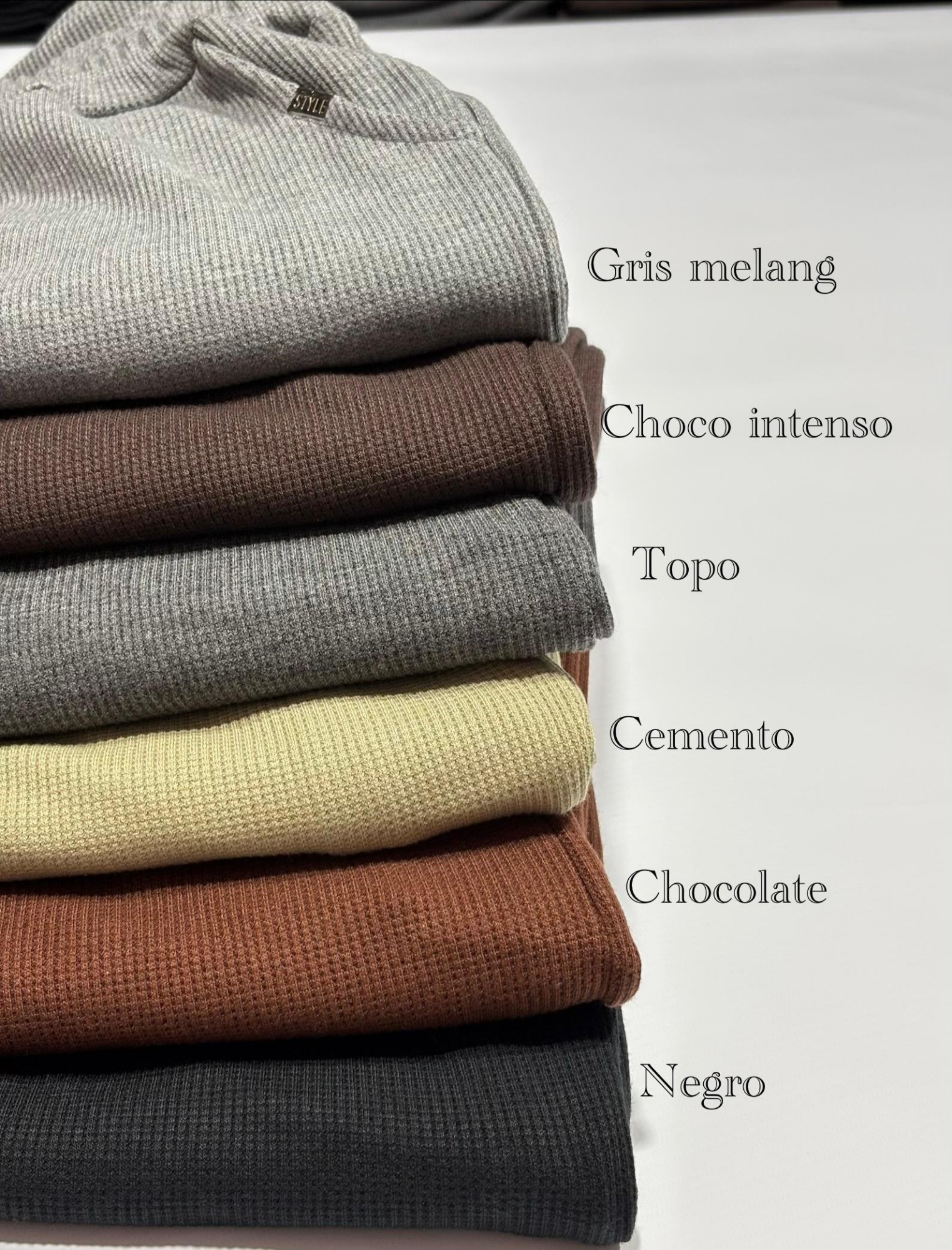 Pantalon  Recto de Wafle - Imagen 2