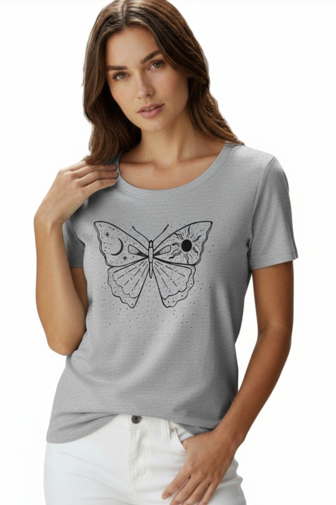 Remera Estampada y Tachas por Pedido y Curva - Imagen 3